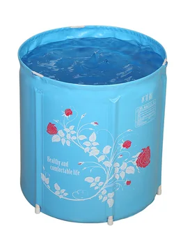 

Collapsible Adult Bathing Bath Barrel Plastic Household Insulation Children Thickening Adult Bath Artifact Tub Tub