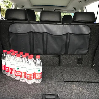 

Car Trunk Organizer Adjustable Backseat Storage Bag Net High Capacity Multi-use Oxford Automobile Seat Back Organizers Universal