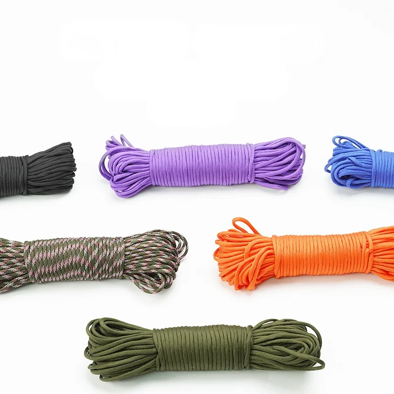 4MM Seven-core Umbrella Rope Life-saving Rope Core-spun Rope Outdoor  Camping Rope 31m/bundle Equipment Tools Bracelet Decoration