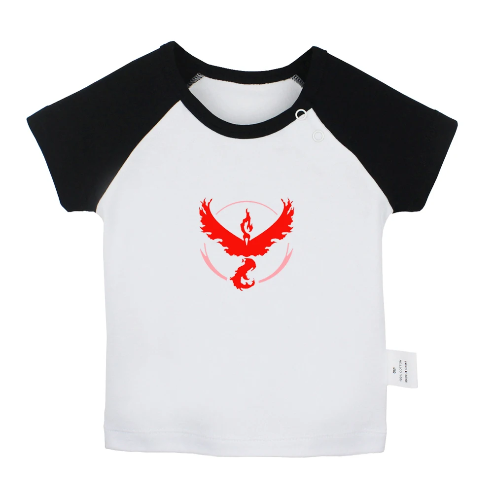 JbBabyYCB939D Футболки для новорожденных с героями игры «Покемон го» Articuno Team; цвет синий; футболки с короткими рукавами для малышей - Цвет: JbBabyYCB939D