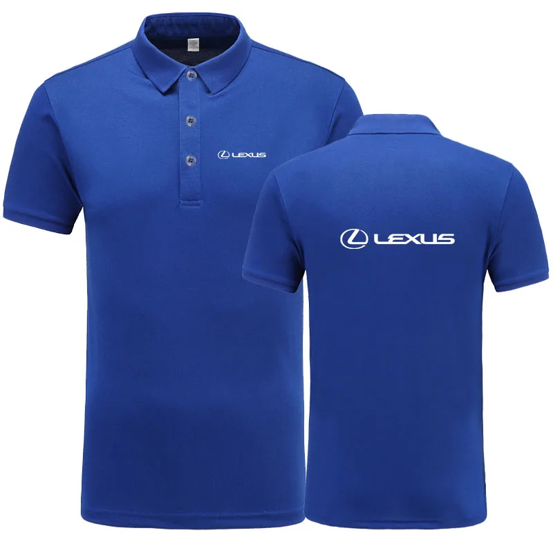 Новое поступление брендовой одежды Мужская Lexus Повседневная рубашка-Поло мужское поло рубашка с коротким рукавом Поло рубашка