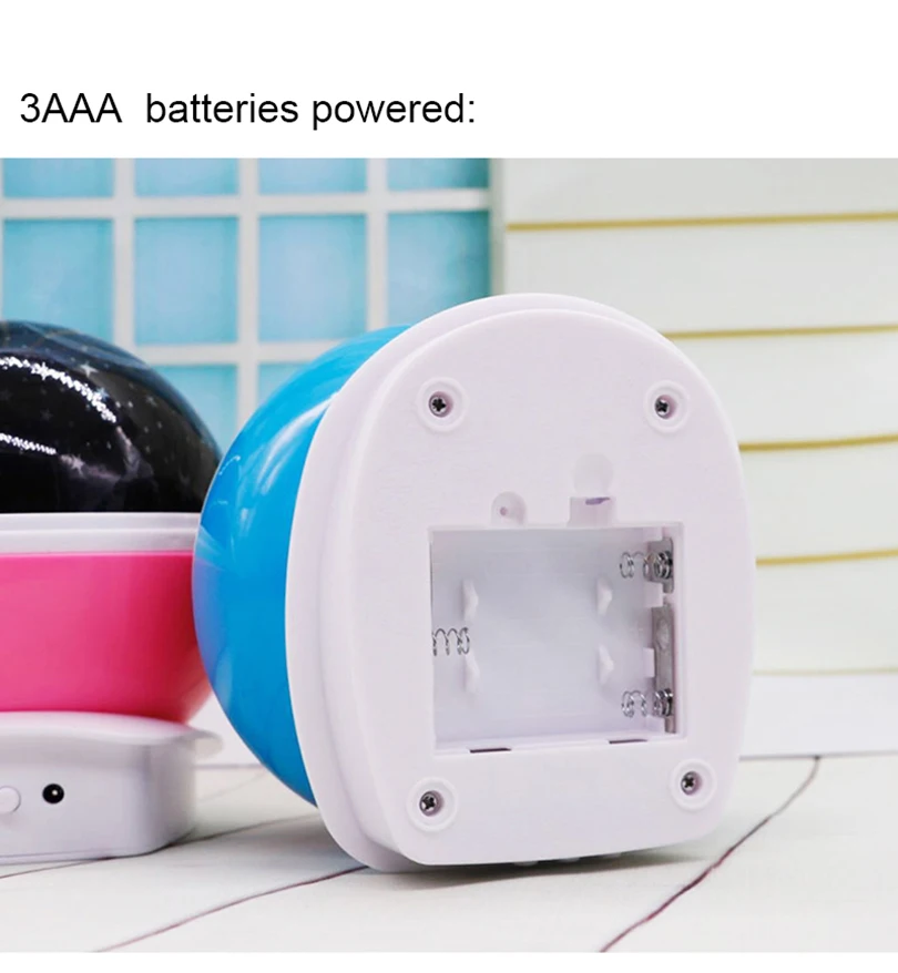 RGB Светодиодный проекционный светильник Единорог USB на батарейках ночной Светильник для детей Детский подарок спальный светильник для спальни прикроватная настольная лампа