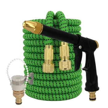 

High-Pressure Garden Hose Water Gun Telescopic Magic Hose Lightweight Wear-Resistant Anti-Freezing EU Water Pipe Garden Watering