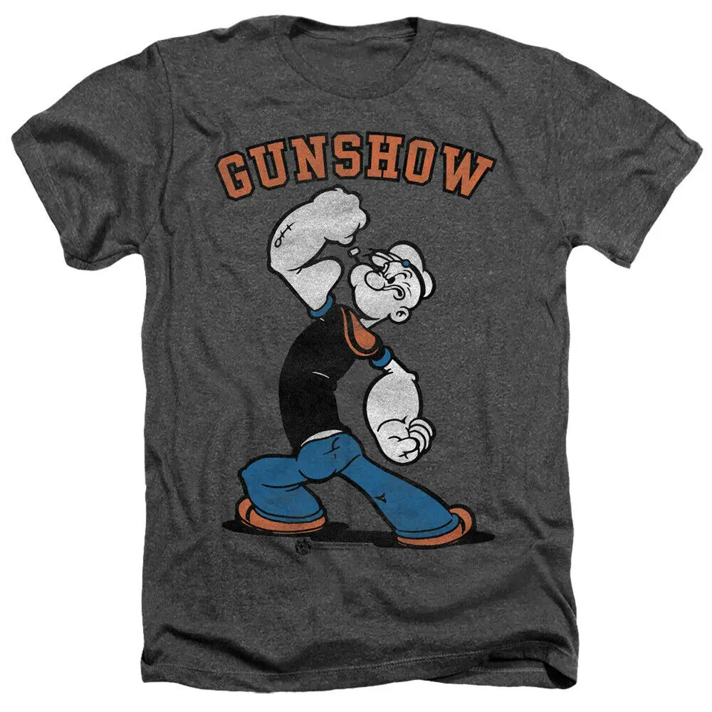Футболка для взрослых Popeye Gunshow Heather|Футболки| |