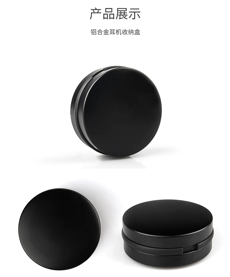 

Shockproof TRN Aluminum Alloy Metal In-Ear Earphone Hard Waterproof Portable Accessories Earphone Storage Case Bag Headset Box