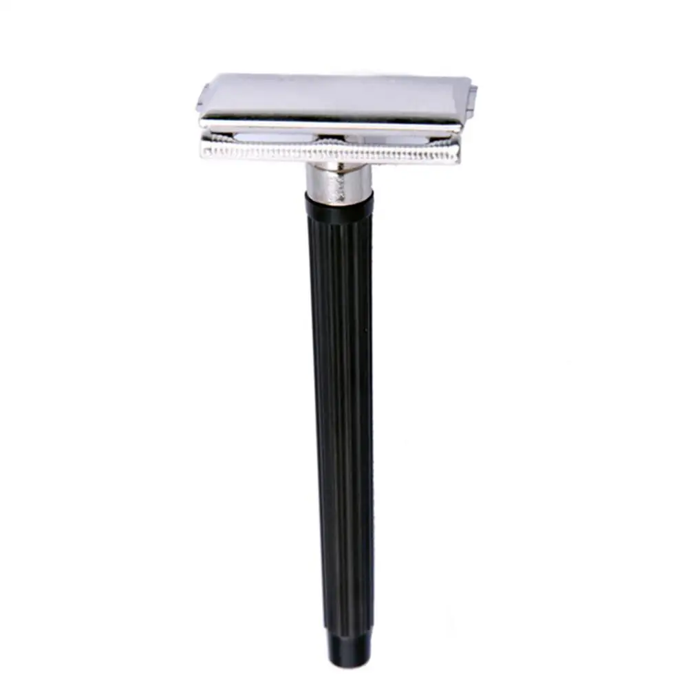 Universal Butterfly Safety Razor Double Edge Manual Razor Classic Men's Shaving Razor Metal Handle 10 Blade Hair Removal Shaver