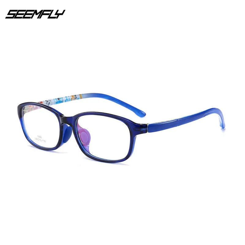 

SEEMFLY New TR90 Blue Light Computer Glasses Reading Glasses Male Blue Light Eyeglass Frame Eyewear Gaming Glasses Anti-fatigue