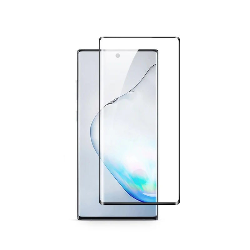 Изогнутое закаленное стекло для Galaxy Note 10 Plus 2 шт. Защита экрана Samsung 9D | Мобильные