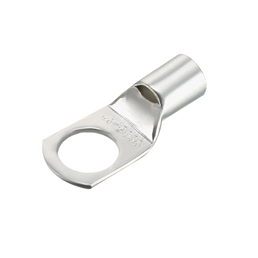 

uxcell 50Pcs SC35-12 Non-Insulated U-Type Copper Crimp Terminals 8.4mm Wire Connector Silver Tone
