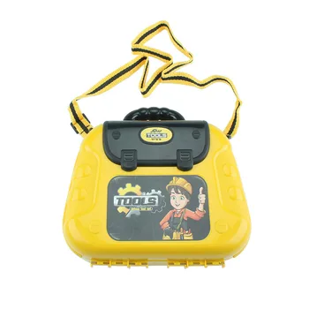 

29pcs Durable Pretend Play For Toddlers Plastic Box Garden Gifts Hobbies Kids Tool Set Construction Toys With Belt Anti Stress