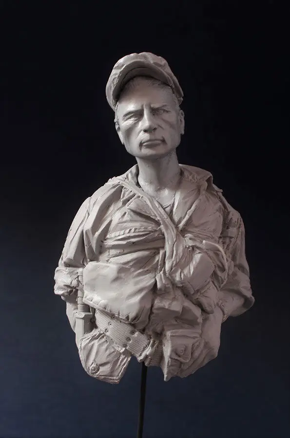

1/10 Resin Model Building Kit Bust American soldier