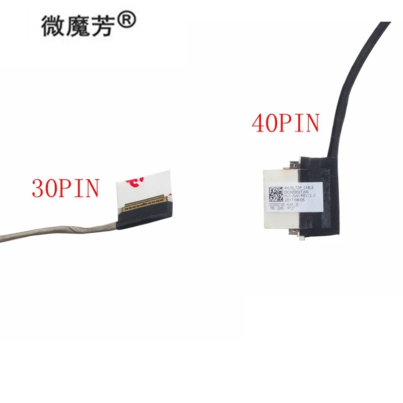 Гибкий видео экран для HP 15 AC AF 250 G4 255 G5 AHL50 30pin ноутбук ЖК светодиодный LVDS лента