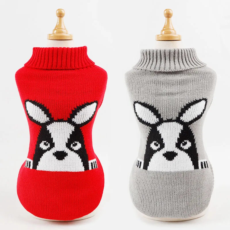 Рождественские свитеры для домашних животных, одежда для собак с рисунком питбулл, одежда для собак, зимняя одежда для чихуахуа, Такса, 10E