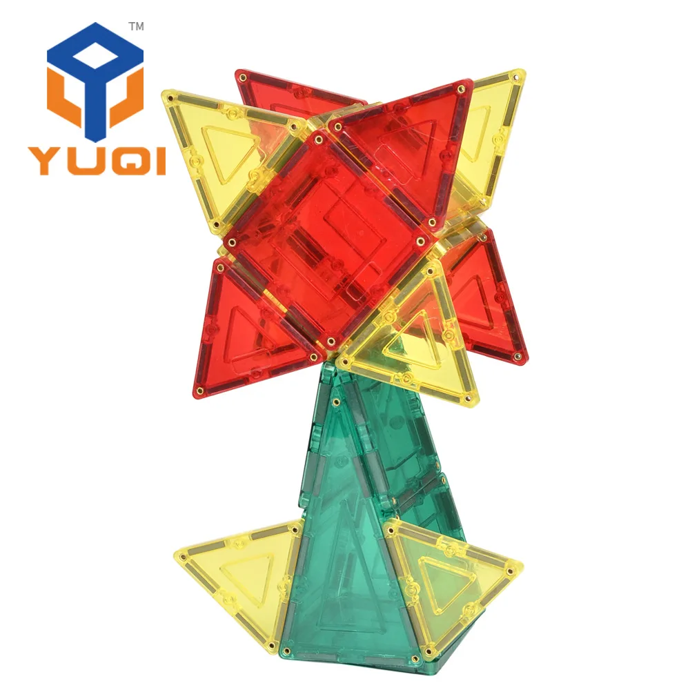 

Magnetic Building Block Building Piece Color Window Flake Children'S Educational Toy DIY Toy
