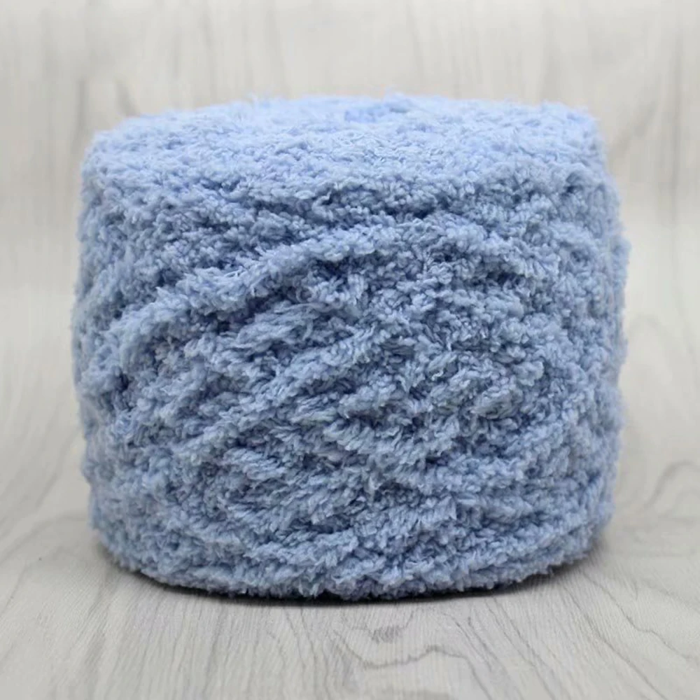 100 г теплая и мягкая натуральная ручная тканая шерсть 3PLY коралловый кашемир Плюшевые Пушистые пряжа тканевая лента шерстяная шапка пряжа - Цвет: 22