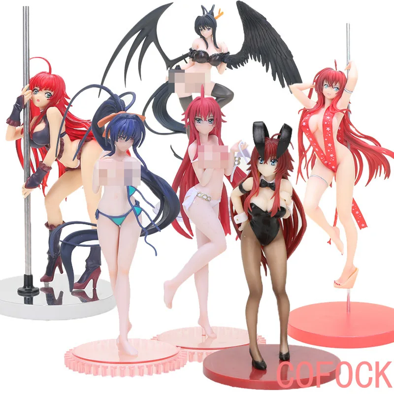 Аниме старшая школа DxD экшн фигурки Банни девушки Rias Gremory Himejima Akeno купальники Ver.