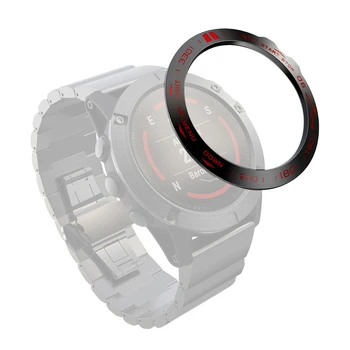 

Replacement Parts Stainless Steel Clear Scale Round Bezel Styling Watch Ring Cover Anti Scratch Adhesive For Garmin Fenix 5x