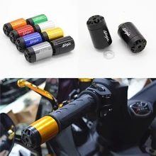 Мотоцикл рукоятка заканчивается ручки Кепки слайдер для Kawasaki Ninja 250 300 400 1000 ER6F Ninja400 ZX6R ZX10R ЧПУ 8 цветов