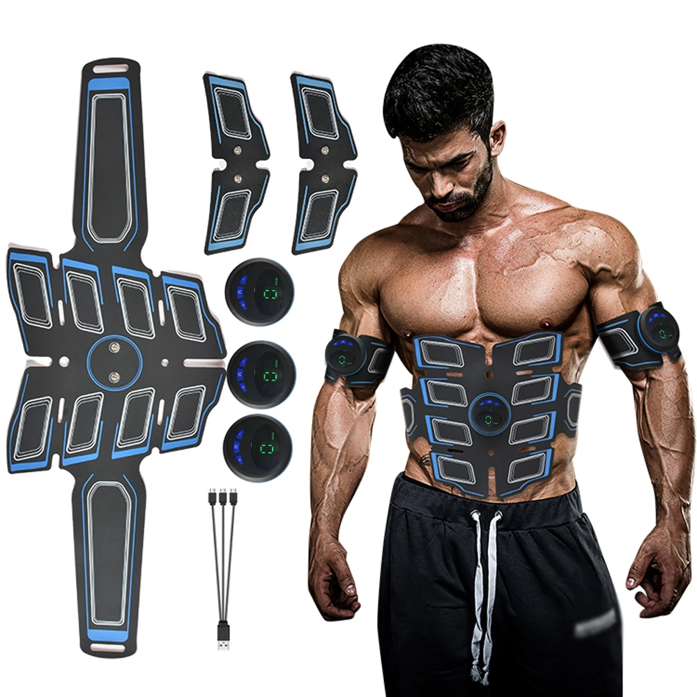 Electric Muscle Toner Machine ABS Belt Simulation Fat Burner Shaper Men Womem 