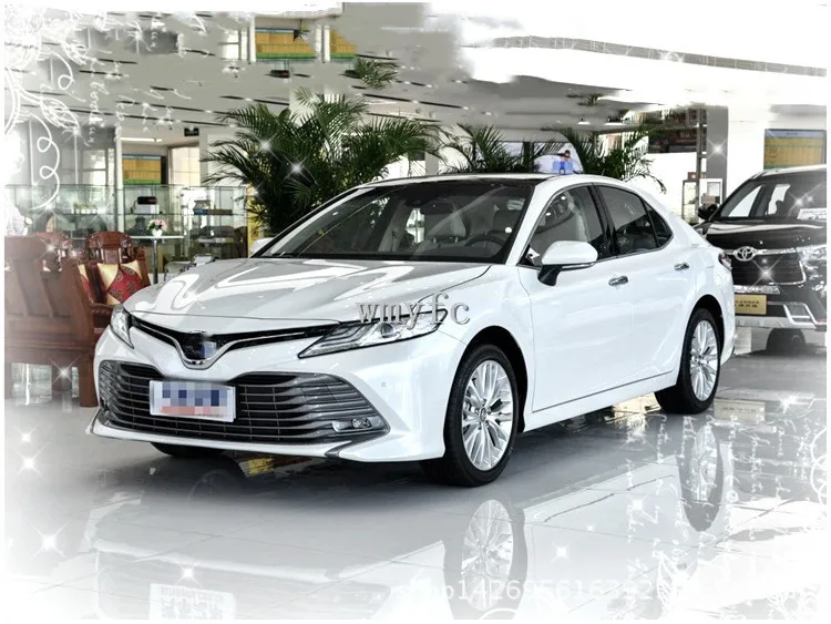 Для Toyota Camry из нержавеющей стали хромированная внешняя Боковая дверь корпус литье стример полосы Накладка для коробки передач 4 шт
