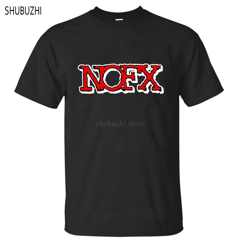 Брендовая мужская футболка Nofx Rock Band Pop Metal s модные топы Мужская модная