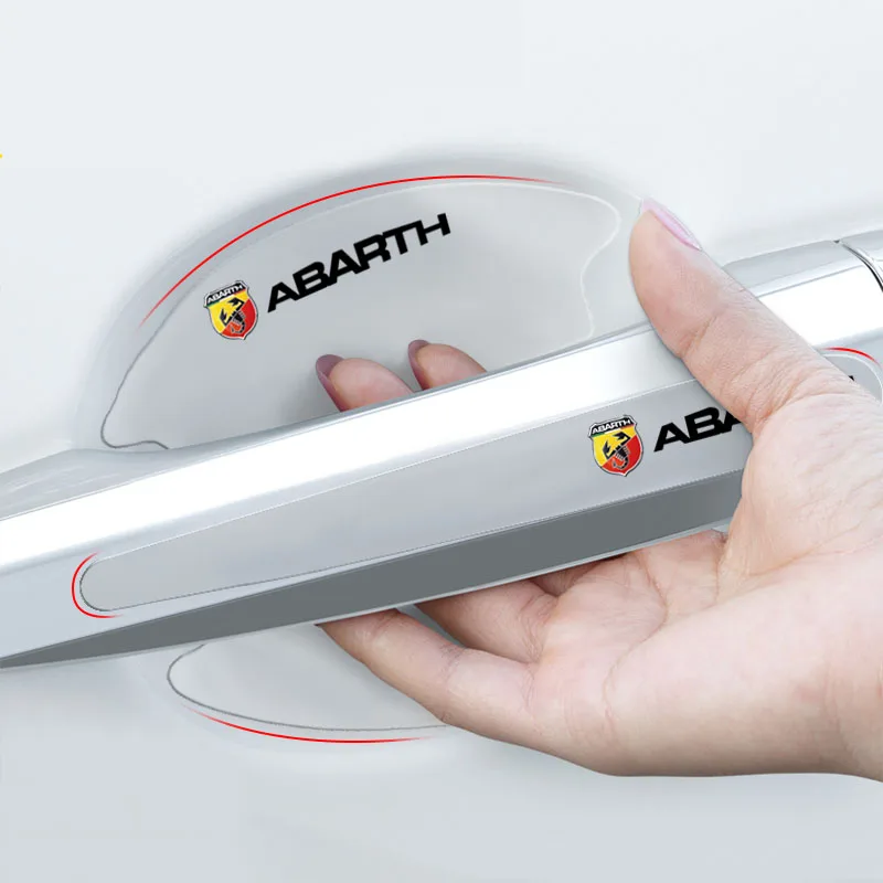 8pcs Car Door Handle Sticker Transparent Protective Film For Mini Coopers Clubman R55 R56 Countryman R60 Paceman R61 R50 R53 R57