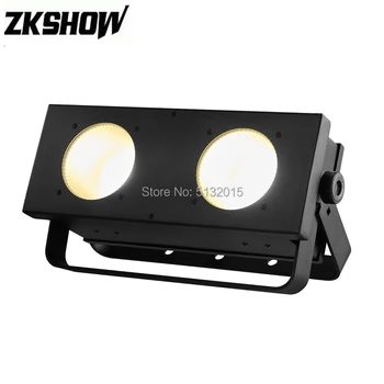 

2*100W COB LED Blinder Light CW WW Luz Studio Theater Photography TV Live Show Meeting Room Stage Lighting Equipment China Price