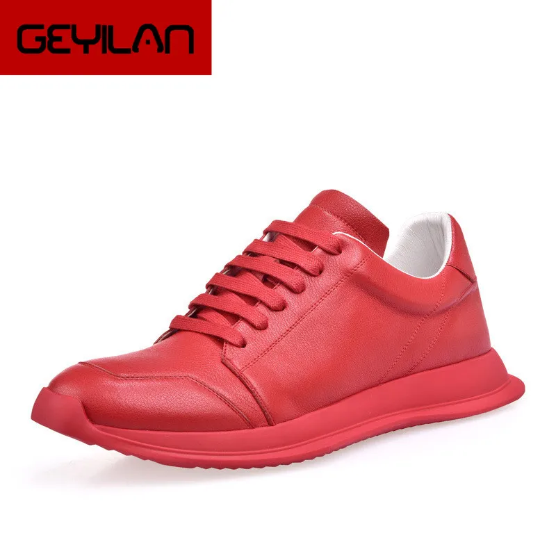 

Luxury Brand Spring Summer Popular Casual Shoes High Quality Men Fashion Flats Breathable Loafers Red Shoes Sneakers