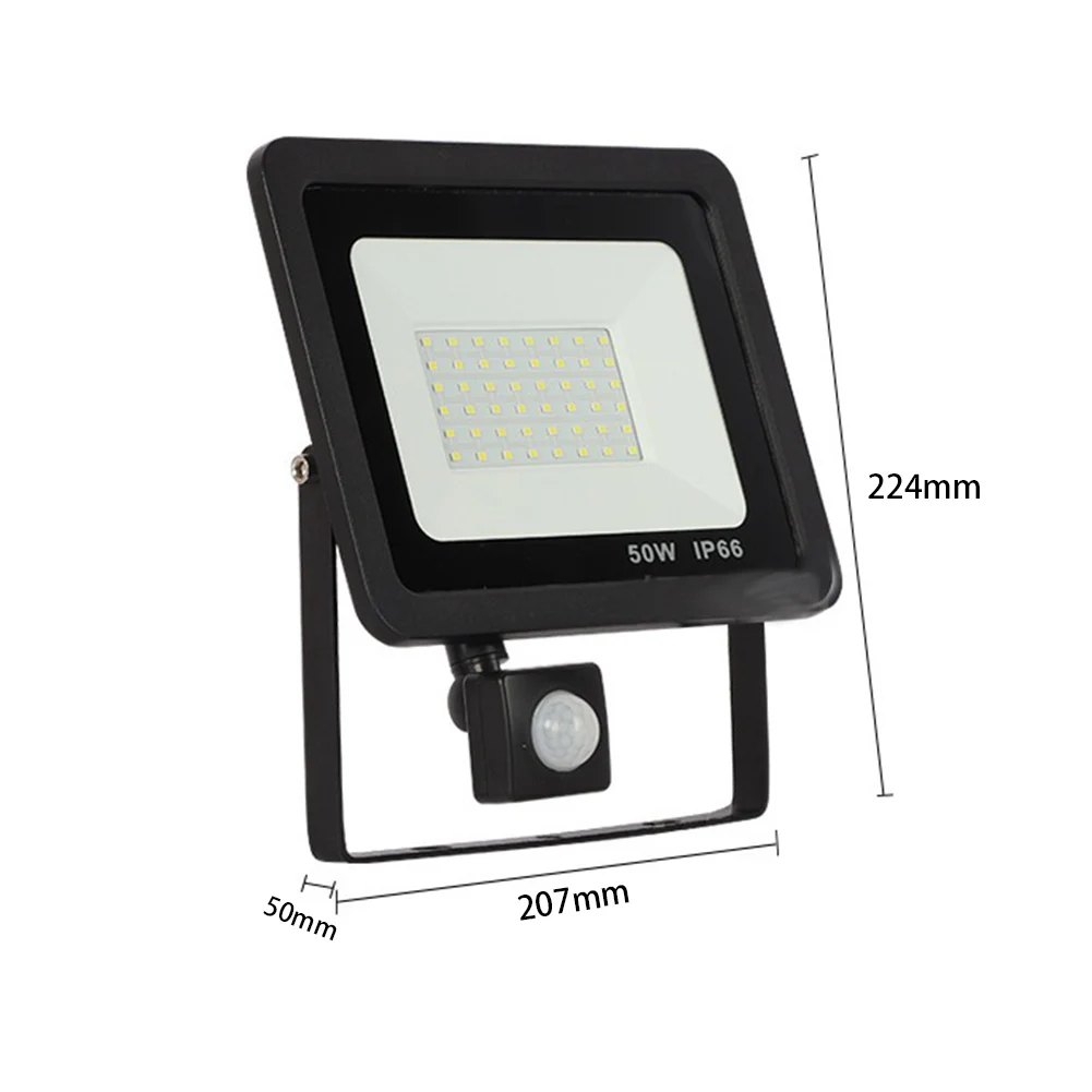 

Garage Super Bright Garden Wall Backyard Motion Sensor Waterproof Security Flood Light Outdoor Led Landscape Doorways Adjustable