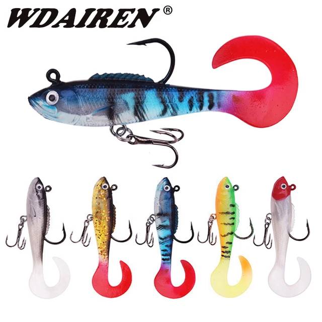 Silicone Fishing Lure, Silicone Jig Wobblers, Silicone Souple Kit