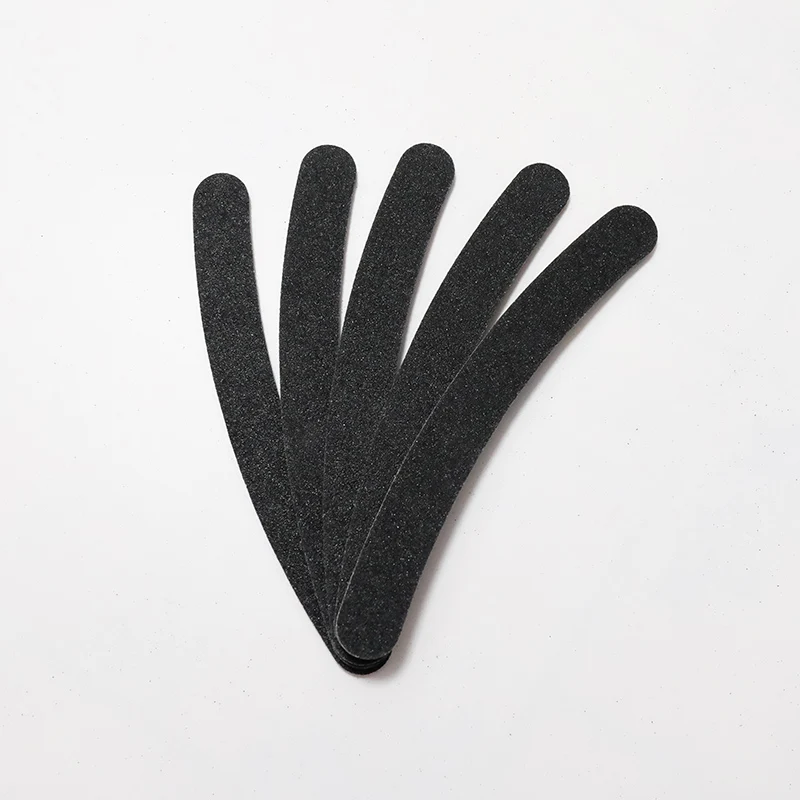 3/5/10pcs Grit Black Nail Sanding Buffers - Professional Manicure Tools