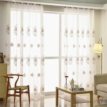 

Vase, cotton, embroidered curtain, window screen, white finished product, bedroom, floating window, living room, floor window