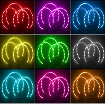 

RGB LED Angel Eyes For BMW 3 5 Series E46 E36 E38 E39 Sedan/Wagon/Coupe Headlight Tuning DRL Multi-Colors Retrofit Accessory