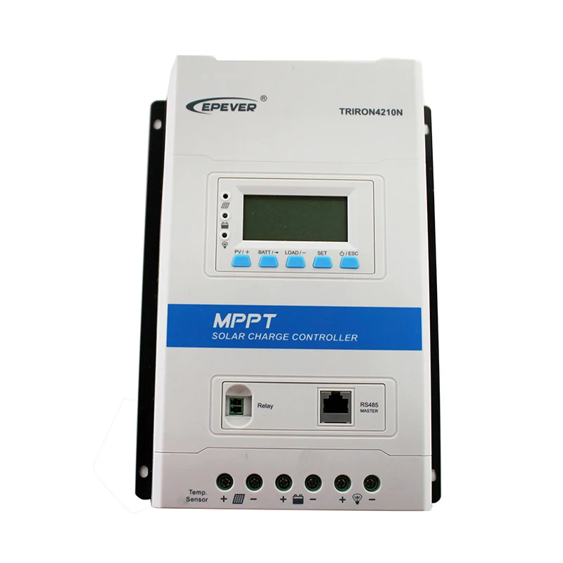 EPEVER TRIRON4210N 40A MPPT Solar Charge Controller LCD Dual USB RS485 100V 