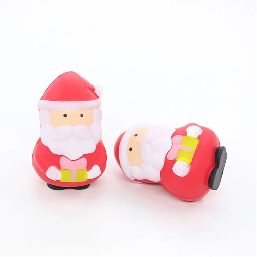 Милая декомпрессионная игрушка с короткими ножками, Санта-Клаус, медленно поднимающаяся игрушка для детей, для мальчиков и девочек, рождественский подарок для детей, игрушка в подарок# BL0