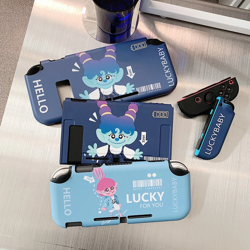 Lucky Blue Elves Baby Girl Switch Game Console Protective Case Cover For Nintendo And Lite | Электроника