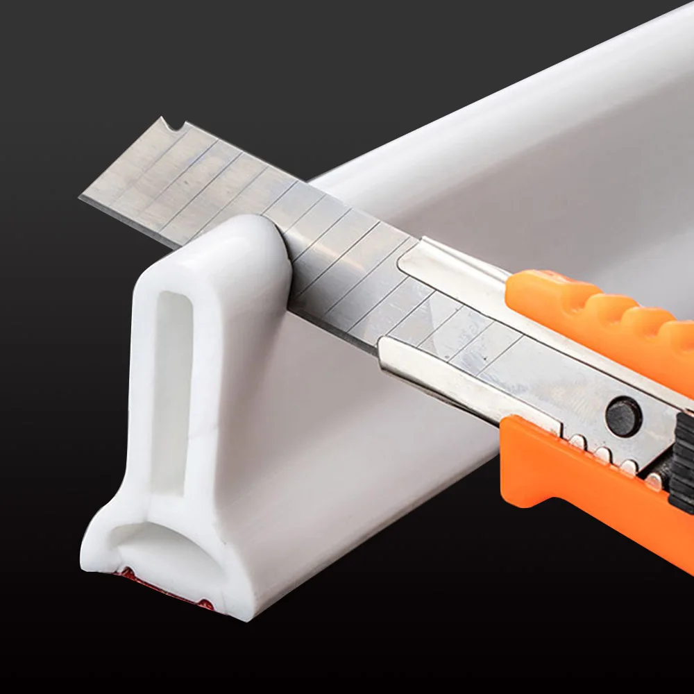 1M Water Barrier Dry and Wet Separation Partition Strips Silicone Water Barriers Flood Barrier Bathroom Kitchen Water Stopper-5