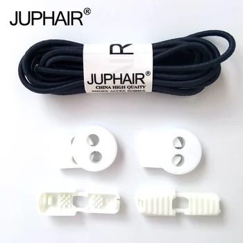 

1 Pair White Shoelace sBuckle Multicolor Sport Fitness Laces Colorful Lock Shoelace Shoestrings Elastic Shoe Jogging Triathlon