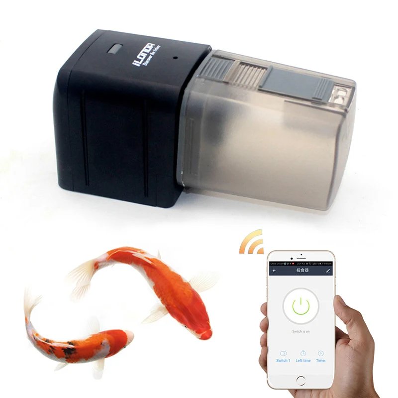 Fish Feeder Wifi Remote Intelligent Control Fish Feeder Aquarium