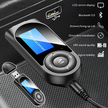 

Bluetooth 5.0 HIFI Audio Adapter USB Antenna For Phone Apple IOS Android Wireless Dongle Hands-free Call Voice Transmitter