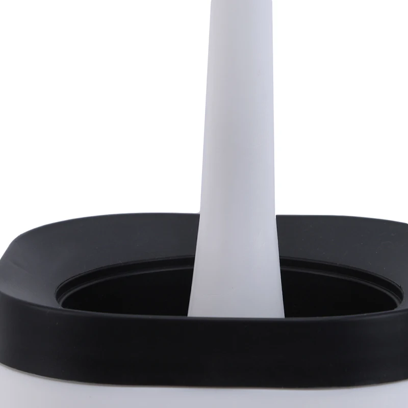 Plastic Toilet Brush Soft Bristle Bathroom Toilet Brush Holder Set Clean Tool Durable Toilet Cleaning Brush Set