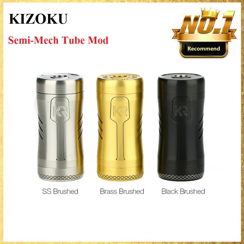 Оригинальный полумеханический трубчатый мод KIZOKU Kirin с аккумулятором 18350/ 18650 и