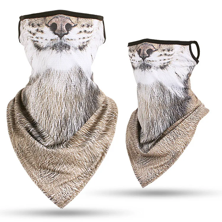 虎斑猫【挂耳三角巾】_9