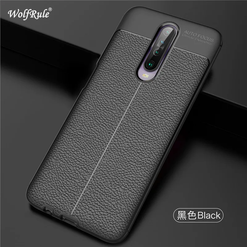 Black Чехол Redmi K30, противоударный роскошный кожаный мягкий ТПУ чехол для Xiaomi Redmi K30, чехол Redmi K30 5G Fundas 6,67" - Цвет: Black