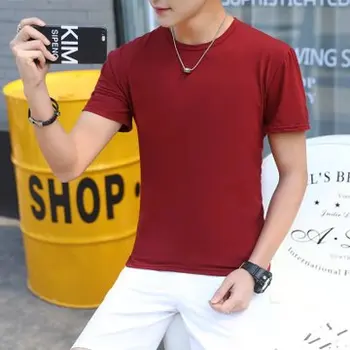 

Fashion Summer Tshirt Hip Hop Tee Tops men New T Shirt Men Cotton Short Sleeve T-shirt O-neck High Quality