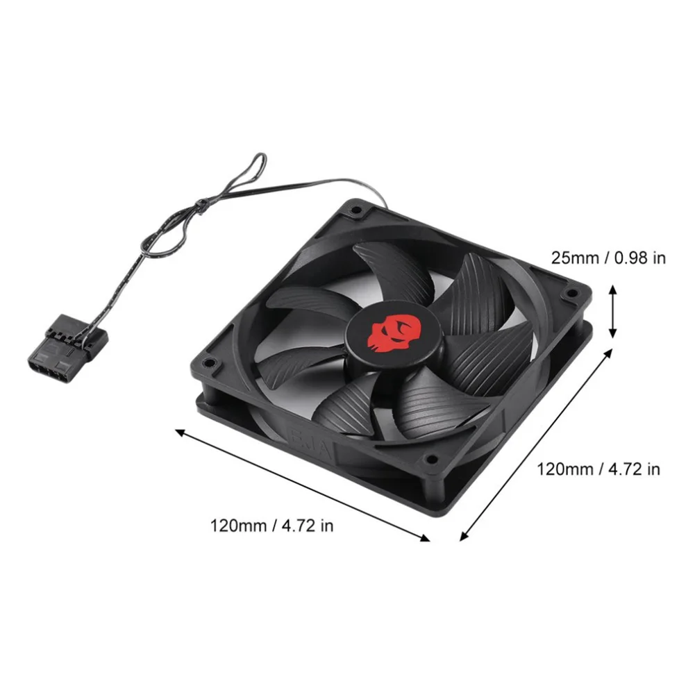 Ventola Di Raffreddamento Dissipatore Alluminio DC 5V/12V 4300 RPM Per PC/Case/CPU