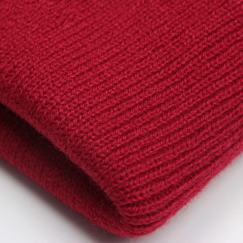 Solid Unisex Beanie Autumn Winter Wool Blends Soft Warm Knitted Cap Men Women SkullCap Hats Gorro Ski Caps 24 Colors Beanies 6