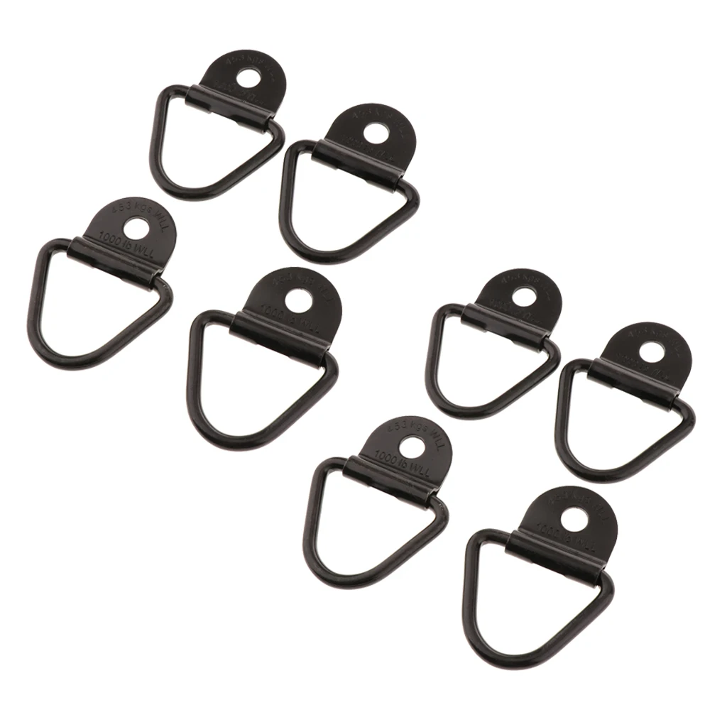 

4x V-Ring Hook Tie Down Ring Load Anchor Trailer Anchor Forged Lashing Ring