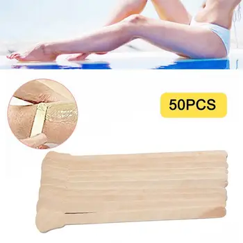 

(50 Pcs/Pack) Wooden Waxing Wax Sticks, Waxing Sticks, Wax Wax Sticks, Sticks Sticks, Tools, Waxing Beauty M0H7