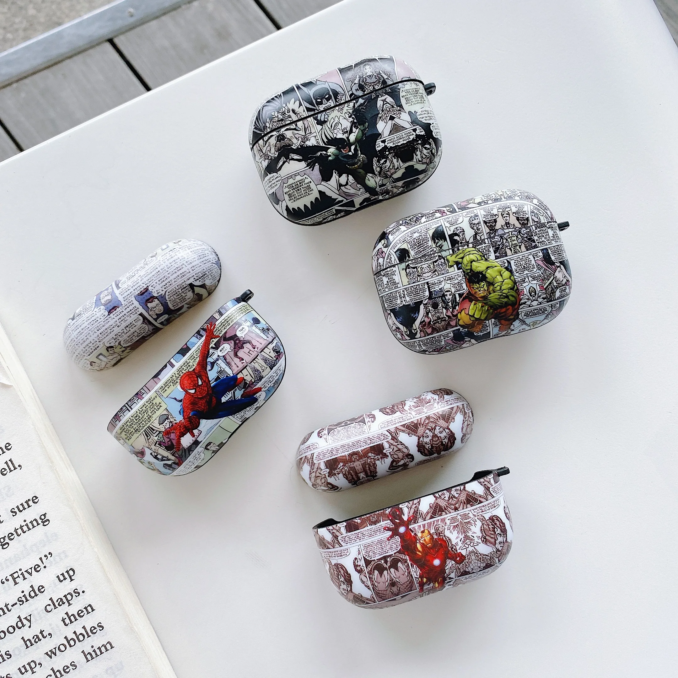 Мягкий чехол Marvel для AirPods 1 2 3 Pro с изображением спайдермена яда персонального